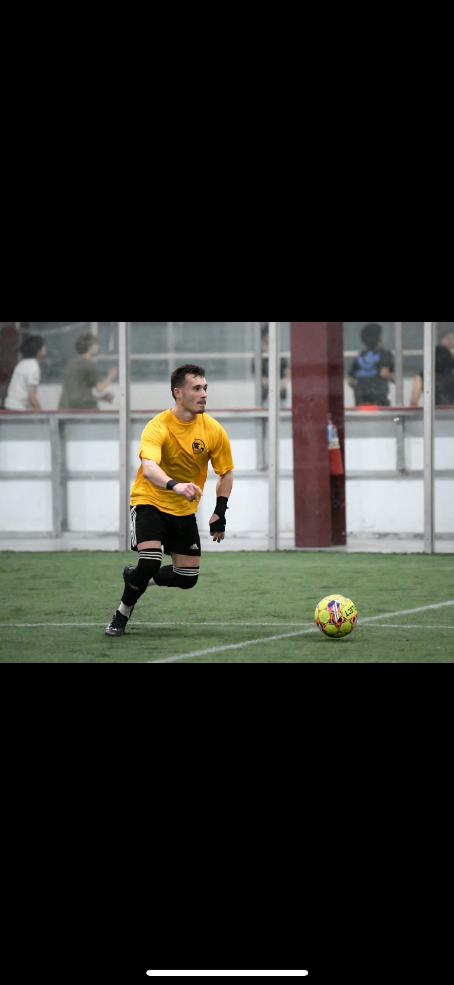 Coach Valeri playing for the Philadelphia Spartans